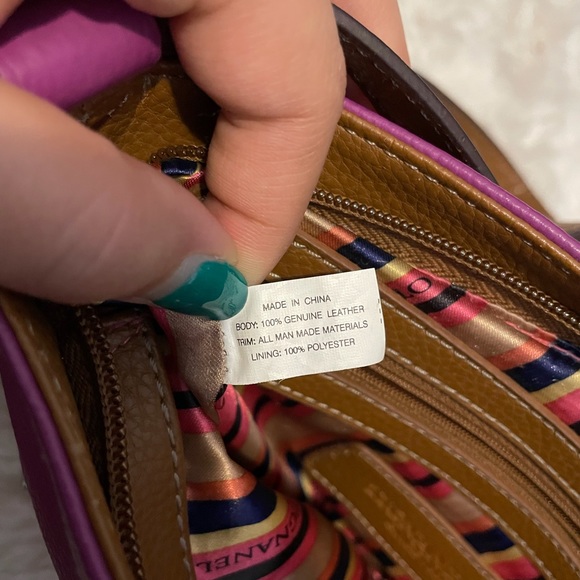 Tignatello Leather crossbody purse - Picture 5 of 5